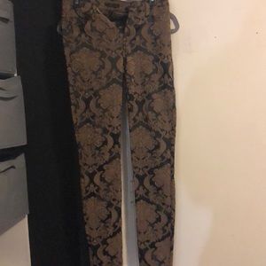 Gold detailing black pants